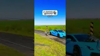 How much tape needed to stop a Lamborghini #flashclips  #shorts #mrbeastchallenges #viralshorts