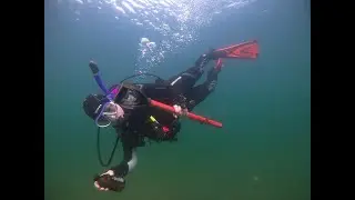 Scuba Diving an Alpine Lake - Roman Nose Lake near Bonners Ferry, Boundary County, Idaho