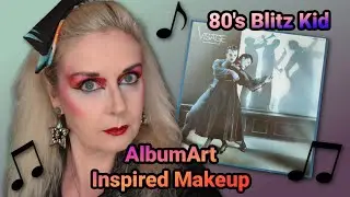 Album Art Inspired Makeup | Visage 80's Blitz Kid