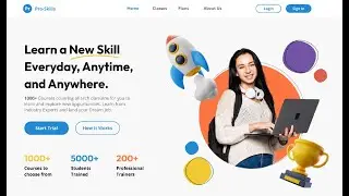 Website Landing Page with Flutter Part 1