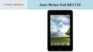 Asus Memo Pad ME172V, Full specs