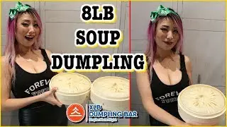 MASSIVE 8LB XLB DUMPLING w/ Insiders @ XLB Dumpling Bar in Walnut, CA #RainaisCrazy