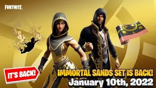 The Immortal Sands Set Is Back! | Fortnite - Item Shop [January 10th, 2022]