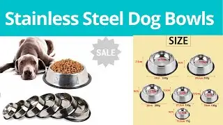 Stainless Steel Dog Bowls | Best Bowls For Dogs On Sale