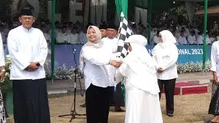 PAPP Zuhriyah Sleman Menyerahan BENDERA Start  | PERSIAPAN KIRAB HARI SANTRI 22 Oktober 2023