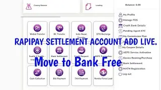 Rapipay Bank Account Add Kaise Kare || How To Add Rapipay Settlement Bank Account