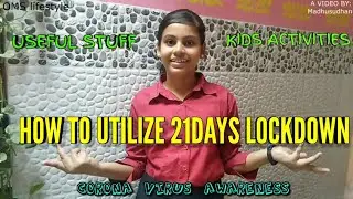 Make Your LOCKDOWN Useful TIPS | our daily routine works || COVID19 Kids Awareness