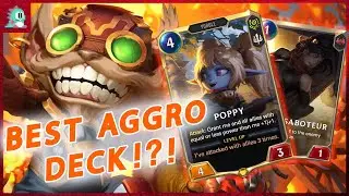 Ziggs Poppy = NEW BEST AGGRO DECK | Deck Guide/Masters Gameplay | Legends of Runeterra Decks (LoR)