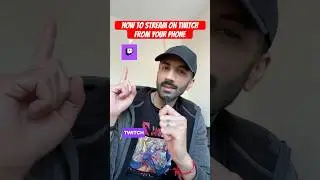 How To Start Streaming On Twitch From Mobile Phone #trending #twitch #stream