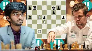 Magnus Carlsen vs Gukesh Dommaraju 9