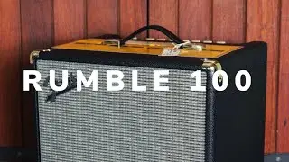 Fender Rumble 100 | EL PEQUEÑO QUE PUDO!