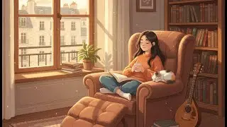 Acoustic Guitar Cafe Instrumental Paris Morning Apartment Mood for Calm Relax and Focus