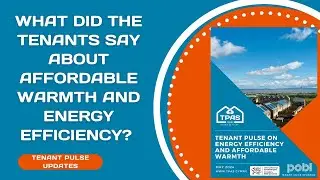 Tenant Pulse on Affordable Warmth &  Energy Efficiency 2024