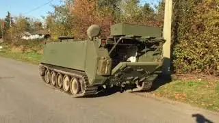 Canadian Army M113A3 APC Ramp Operation