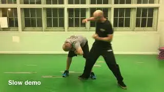 Urban Kombat Krav Maga Technique Review P4: Rear bearhug arms pinned high