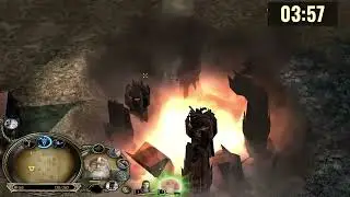 LOTR BFME 2 - 1 Elves vs 7 brutal Mordor, OP custom hero, patch 1.06