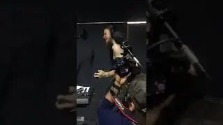 Kim Carlsson recording vocals for 