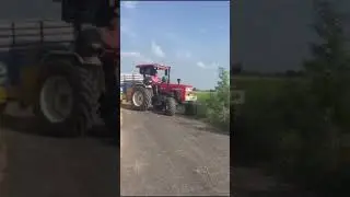 Sawraj 855 modified wity big tyres with fully loaded trolley | 855 lover | tarctor whatsapp  status