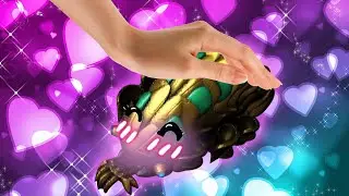 Headpatting a Protoss Reaver
