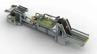 Lego GBC 002 Double Arc Lifter - www.flemnutdesigns.info #lego #legogbc #greatballcontraption