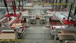 Plywood automated production workshop / Plywood machinery production line WA:+86-15963347203