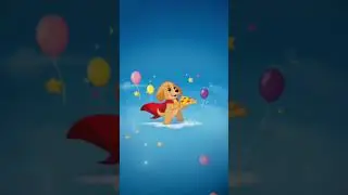 Super Puppy Pizza Dance 🍕🐶 | Funny Cartoon Dog Short for Kids