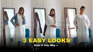 How to Style a White Kurti for Any Occasion | Styling Guide 2025🤩 #styling #fashiontrends