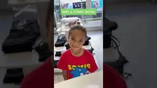 Giving kids a free book if they answer correctly - Impound Comics #anime #comics #kids #win #fun