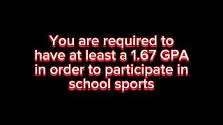 Athletic Eligibility