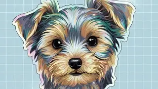 Why I Switched Back to My Old Cricut Mat + Nano Banana Yorkie Stickers