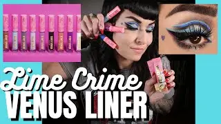 НОВИНКА!!! Обзор жидкой подводки LIME CRIME VENUS!! VS. NYX