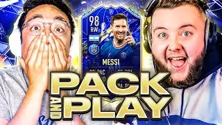 OPENING MY 81+ 11 Players Pack!! FIFA 22 TOTY Messi Pack & Play w/@KIRBZ63