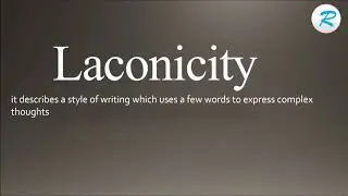 How to pronounce Laconicity