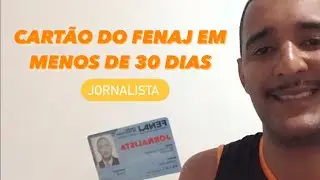COMO TIREI MINHA CARTEIRA DE JORNALISTA DA FENAJ ?
