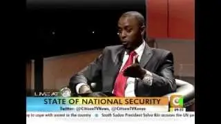 Interview with David Kimaiyo on State of National Security