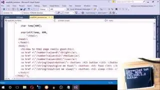 ESP8266 Bangla: #7 HTML, buttons and links integration