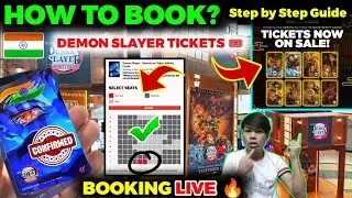 How To Book Demon Slayer Movie Tickets In India 🇮🇳 | demon slayer infinity castle ticket booking 😱