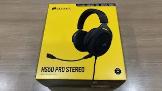 Надежные наушники для геймеров без излишеств | Распаковка гарнитуры Corsair HS50