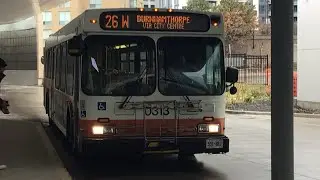 MiWay Westbound RETIRED Ride Video on 0313 on route 26 Burnhamthorpe