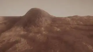 WIP Flythrough a martian terrain.