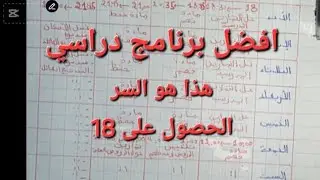 افضل برنامج دراسي للجميع المستويات للحصول على افضل معدل 