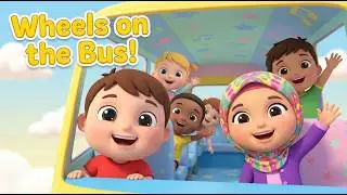 Wheels on the Bus Islamic Song   Bismillah, Alhamdulillah  Kids Cartoon Nasheed