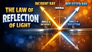 The Law of Reflection of Light ⚡ Explained with Diagrams | Physics Class 9 & 10