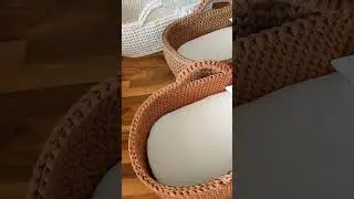 Crochet Baby Carrier Basket with Mattress | Newborn Portable Car Cradle & Sleeping Bed Manufacturer