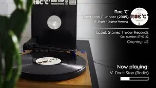 Roc 'C' - Don't Stop / Unborn (2005, 12
