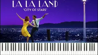 La La Land - City Of Stars (Ryan Gosling Solo) [Piano Tutorial + Sheets]