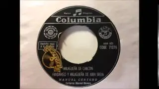 Manuel Centeno. Malagueña de Chacón y Fandango y malagueña de Juan Breva. Audio vinilo.