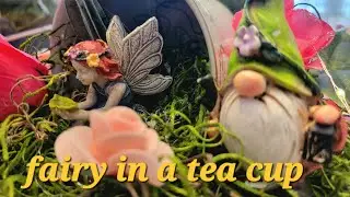 Fairy garden Thursday in a teacup 🍵