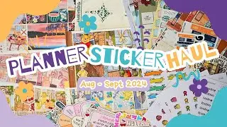 Planner Sticker Haul ✿ Plannerface, SPC, Creating and Co. ✿ September and October ✿ AD
