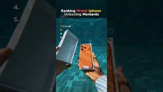 Рейтинг худших моментов распаковки iPhone